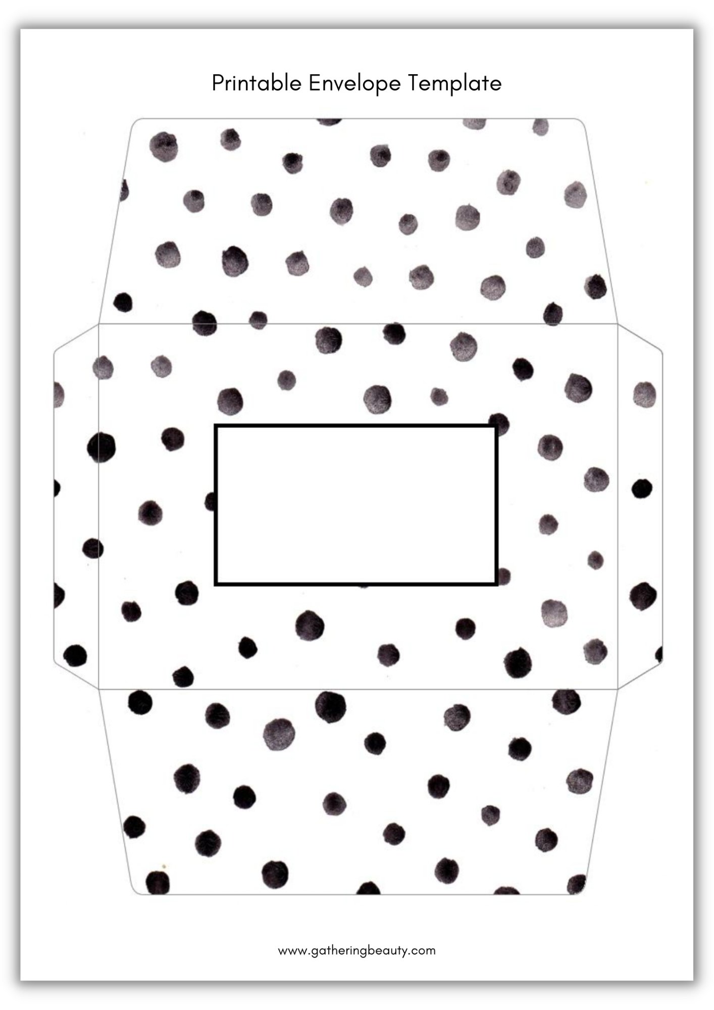Free Printable Envelope Template